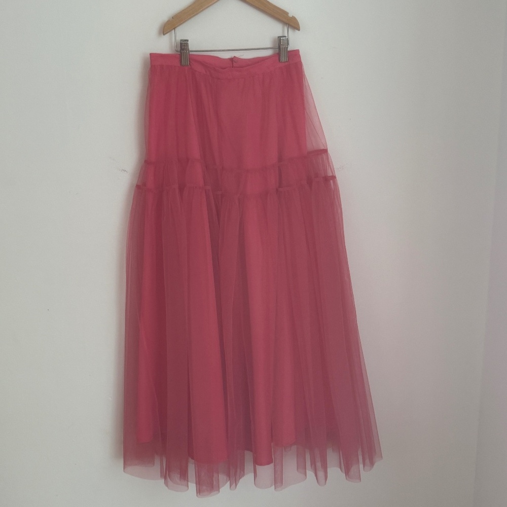 Molly Goddard Pink Taffeta Skirt
